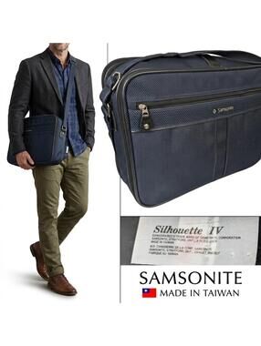 Samsonite Silhouette Carry-on Travel Bag 1987 Taiwan Expand